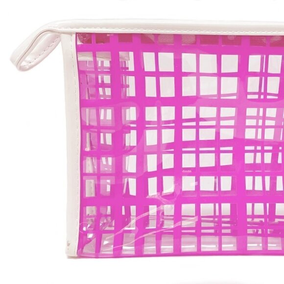 Retro See Through Cosmetic Bag - Picture 2 of 2